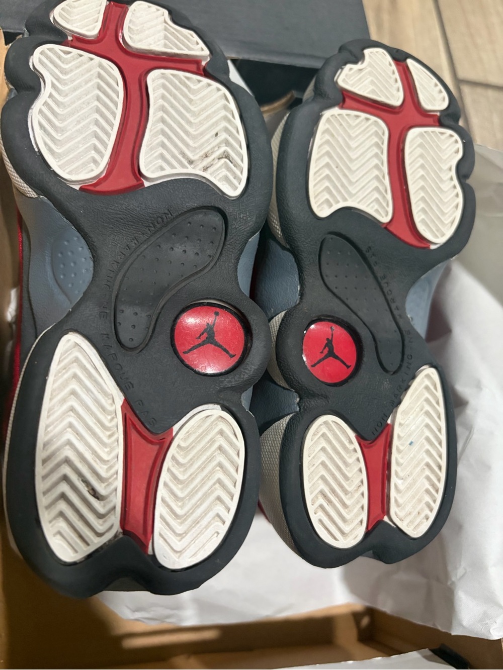 Jordan 13 Retro Gym Red/Black-Flint Gray-White sneakers in US 11C - Picture 5 of 14